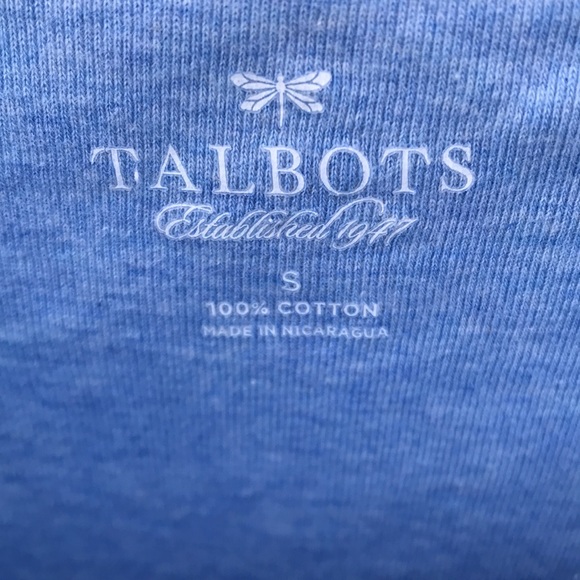 Blue Talbots Tee Shirt - Picture 2 of 6